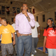 LeBron James is escorted into the Boys and Girls Club of Greenwich back on July 8, 2010, with Club members Camryn Ferrara and Sophia Lewis.